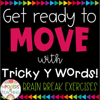 Preview of Tricky Y Exercises - {Brain Break FREEBIE}