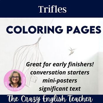 Preview of Trifles Coloring Pages/Mini-Posters digital resource Google Slides™