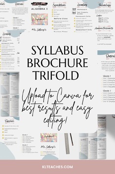 Preview of Trifold Syllabus Brochure