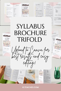 Preview of Trifold Syllabus Brochure