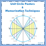 Trig Exact Values of Unit Circle Posters and Practice Sheets