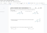 Trig Functions Find a missing side Practice worksheet (SOHCAHTOA)