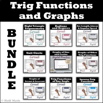 Preview of Trig Functions and Graphs BUNDLE