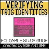 Trig Identities Foldable Study Guide