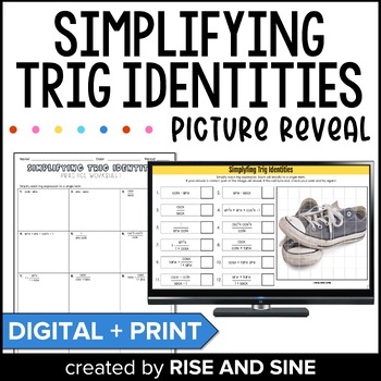 Preview of Trig Identities Self-Checking Digital Activity