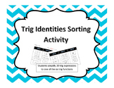 Trig Identities Sorting Activity