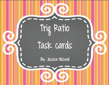 Preview of Trig Ratio Task Cards