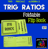 Trig Ratios Flip Book Foldable Sine Cosine Tangent