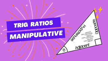 Preview of Trig Ratios Manipulative