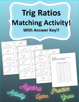Preview of Trig Ratios Matching Activity
