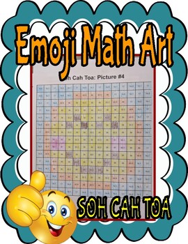 Preview of Trig Ratios Math Art: Happy Emoji