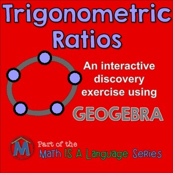 Preview of Trig Ratios - interactive Geogebra exercise