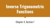 Trig Slideshow 7 (Inverse Trigonometry)