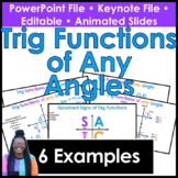 Trig Values of Any Function & Quadrantal Angles PowerPoint