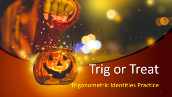 Preview of Trig or Treat - Simplifying Trig Identities Game