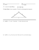 Trigonometric Applications Unit - Law of Sines, Law of Cos