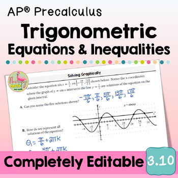 Preview of Trigonometric Equations and Inequalities  (Unit 3 AP Precalculus)