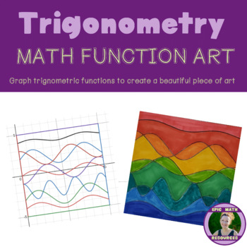 Preview of Trigonometric Function Math Art Project