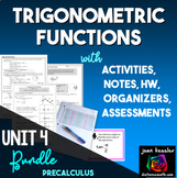 Trigonometric Functions Unit Bundle for PreCalculus and Tr