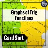Trig Functions and Their Graphs Card Sort