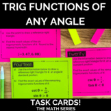 Trigonometric Functions of Any Angle Task Cards