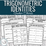 Trigonometric Identities Anchor Charts Posters