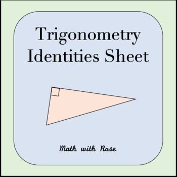 Preview of Trigonometric Identities Handout