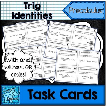 Preview of Trig Identities Task Cards