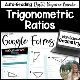 Trigonometric Ratios Google Forms Homework