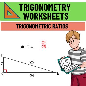 Preview of Trigonometric Ratios - Trigonometry Worksheets