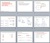 Trigonometric Ratios on the Unit Circle Unit - PowerPoints