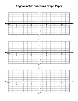 trigonometric functions graph paper by mathlete13 tpt