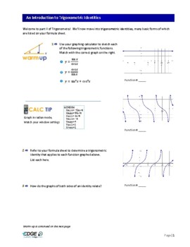 Preview of Trigonometry 2 (Unit Workbook) - Trigonometry Identities & Equations