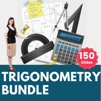 Preview of Trigonometry Activities Worksheets Resources Bundle Digital Geometry Theorems