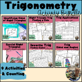 Trigonometry Activity Bundle | Inverse Trig, Special Right