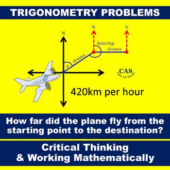 Preview of Trigonometry Bearing Problems-Critical Thinking 1