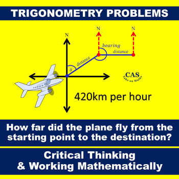 Preview of Trigonometry Bearing Problems 1-Critical Thinking