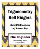Trigonometry Bell Ringers / Do Now / Warm Up (over 380 pro