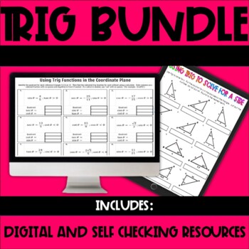 Preview of Trigonometry Bundle