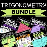 Right Triangle Trig Activities Bundle for High School Geometry