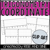 Trigonometry Coordinate Plane Clip Art