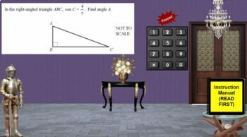 Preview of Trigonometry Digital Escape Room (IGCSE)