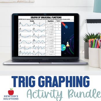 Preview of Trigonometry Graphing Activity Bundle