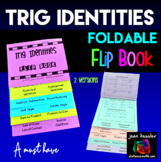 Trig Identities and Formulas Flip Book Foldables