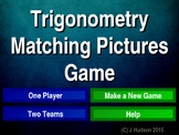 Trigonometry Interactive Matching Pairs Pictures Game