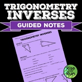 Trigonometry Inverses Guided Notes, Free
