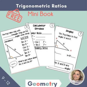 Preview of Right Triangle Trig Mini Book