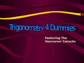 Preview of Trigonometry Part 1