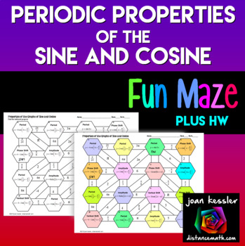 Preview of Sine and Cosine Periodic Properties MAZE plus HW