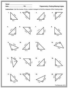 Trigonometry Worksheet Bundle - 120 Practice Problems by The Blakenator